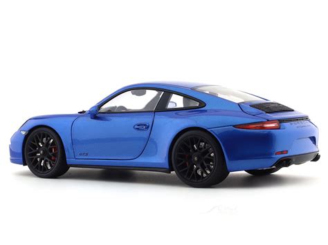 Porsche 911 991 Carrera GTS Blue 1:18 Schuco diecast Scale Model car ...