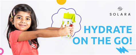 SOLARA Amazi Kids Insulated Water Bottle for Kids 450ml, Kids Water ...