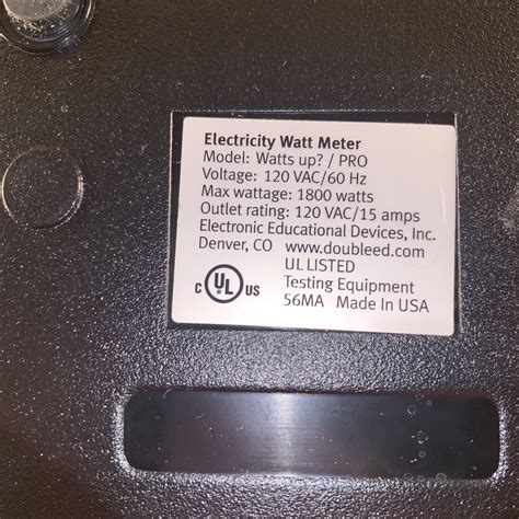 Watts+Up%3F+Electric+Watt+Meter+With+5.5+ft.+Cord for sale online | eBay