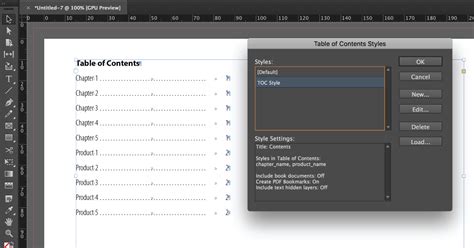 How to Make Table of Contents InDesign 的图像结果