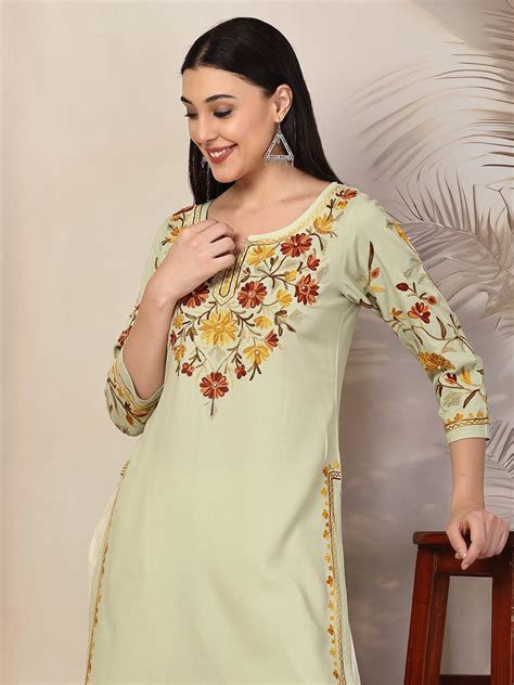 Mahnaz Aari Long Kurti For Women – Qazmi
