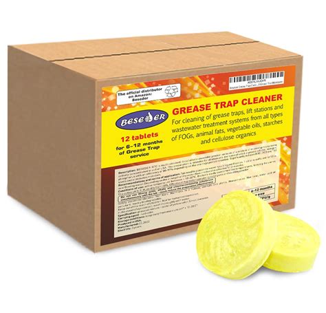 Besedergrease Trap Cleaner Tablets For Grease Decomposition Grease Trap ...