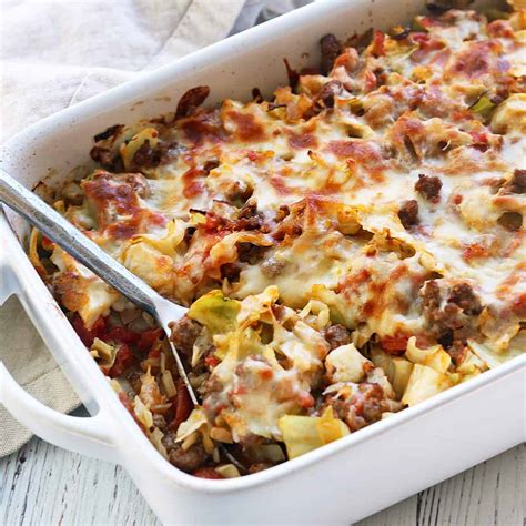 Ground Beef And Cabbage Casserole Hearty Cabbage Casserole With Ground