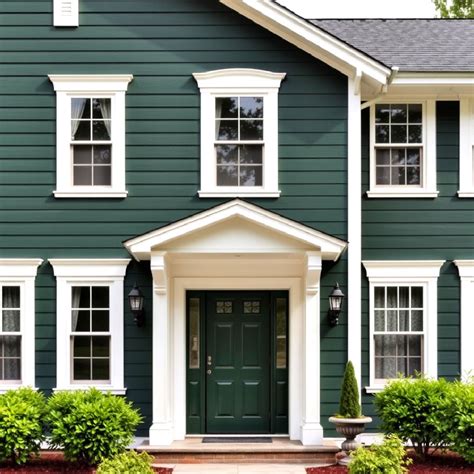 40 Dark Green House Exterior Ideas You'll Love