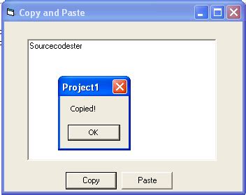 Image result for Code for Copy and Paste in VB