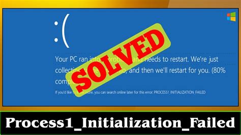 How to fix Configuration system failed to initialize in Windows?