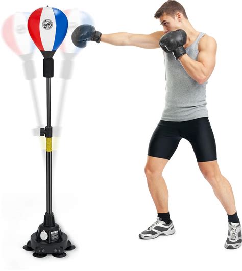 Upgraded Pedestal Punching Bag with Stand, Boxing Bag for Adults & Kids ...