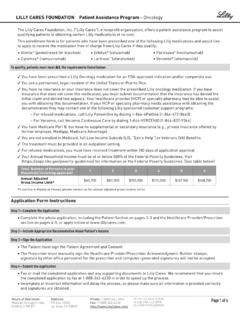 Application Form Instructions - Lilly Cares / application-form ...