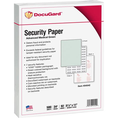 Security Paper – JPRO Supplies