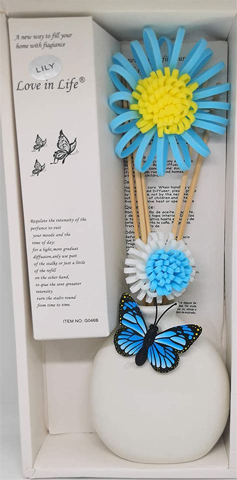 Fab Homes and Garden Reed Diffuser Home Room Fragrance in a Ceramic ...