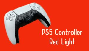 Image result for PS5 Controller Red-Light