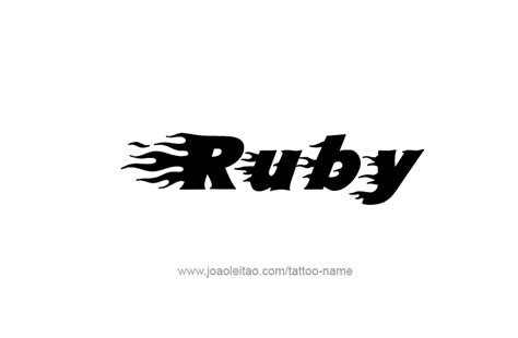 Image result for Ruby Name Cursive Design