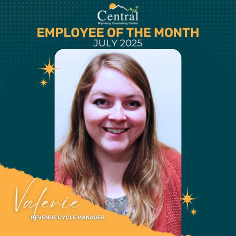 Employee of the Month – July 2025: Valerie, Revenue Cycle Manager ...