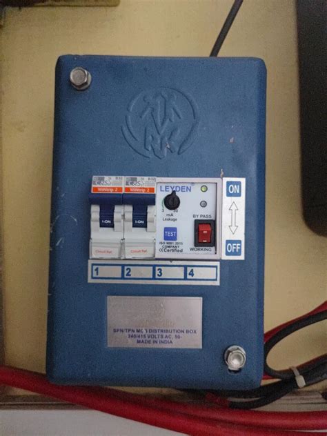 LEYDEN® LSM 32A, 220V, Single Phase 2 Pole ELCB, RCCB, ISI Marked MCB ...