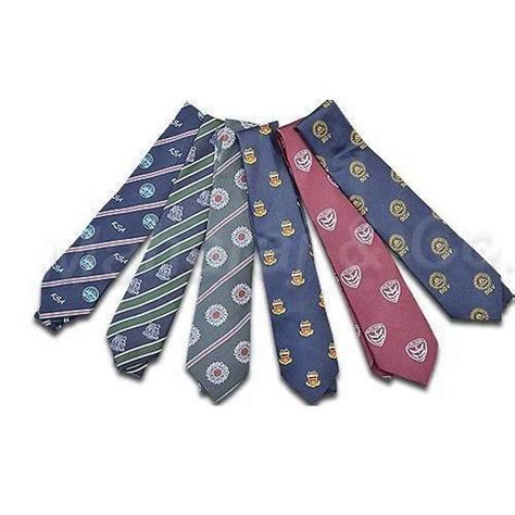 School Ties - Single Logo Ties Manufacturer from Ludhiana