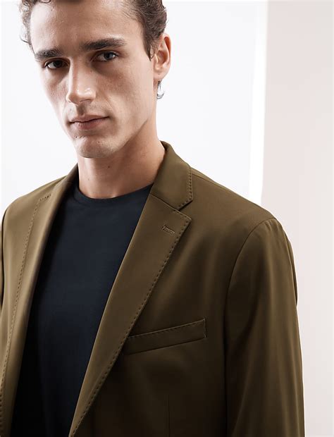 Buy Tailored Fit Packable Blazer at Marks & Spencer