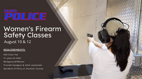 Perry Police Department Offers Additional Women’s Firearm Safety Class ...