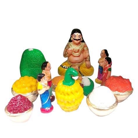 Buy PujaNPujari Maya Bazar Golu Dolls Set foror Dussera / Navaratri ...