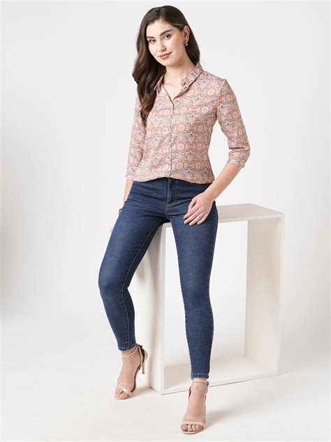Buy Women Dark Blue High-Rise Skinny Jeans | Kraus Jeans
