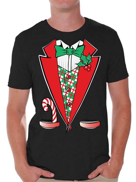 Awkward Styles Christmas Tuxedo Costume Christmas Shirt Men's Holiday ...