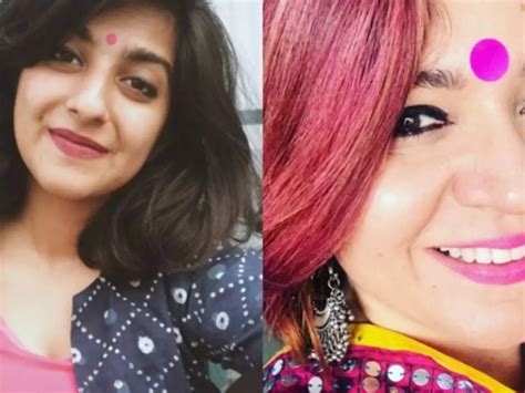 Indian Women Are Posting Selfies With The Traditional Bindi For Women's ...