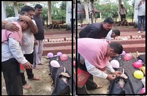 गुब्बारों से सजी अर्थी..श्मशान घाट में 10 साल की बेटी का जन्मदिन मनाकर ...