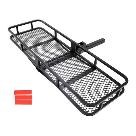 Buy KUAFU 60"x20"x6" Folding Hitch Cargo Carrier Rear Luggage Basket ...