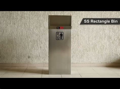 Stainless Steel Dust Bin - Ss Rectangular Bin Manufacturer from Ahmedabad
