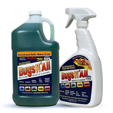 Free Shipping! Bugs N All - Bug and Tar Remover - Interior & Exterior ...