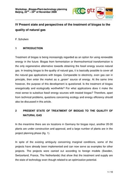 File:Treatment of Biogas to the Quality of Natural Gas.pdf - energypedia
