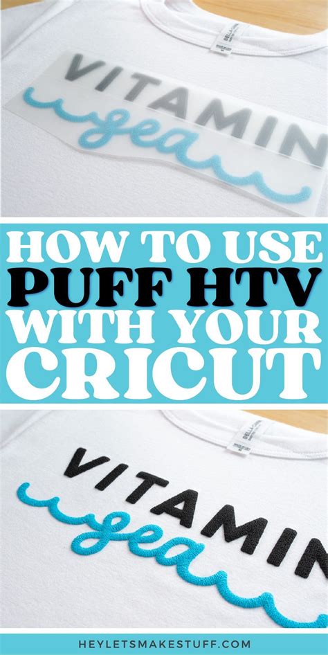 Image result for How to Use Puff Vinyl HTV