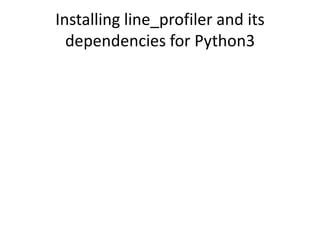 Image result for Python Profile Line by Line
