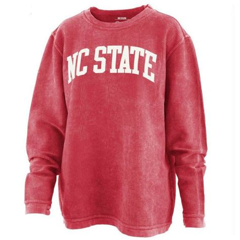 NC State Wolfpack Red Campus Corded Crewneck Sweatshirt | Sweatshirts ...