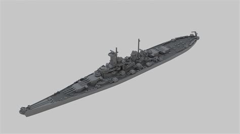 Montana class battleship – 3D Miniature Vault