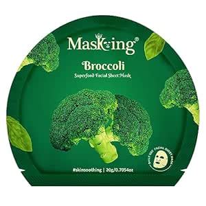 Buy MasKing Superfood Broccoli Sheet Mask for Skin Brightening ...
