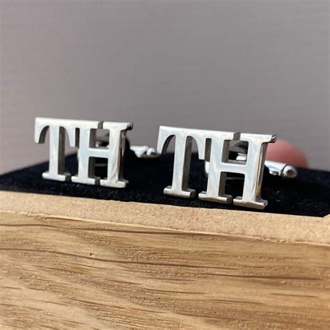 Image result for Monogram Cufflinks