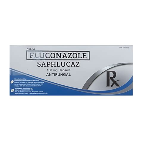 SAPHLUCAZ Fluconazole 150mg Capsule 1's price in the Philippines ...