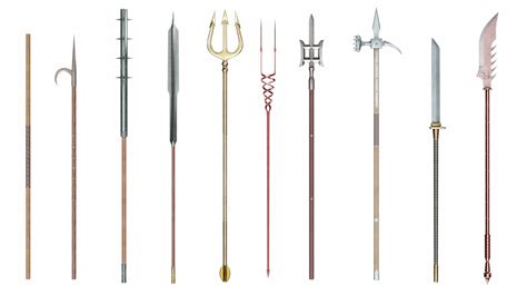 Collection of 10 special spears 3D - TurboSquid 2090320