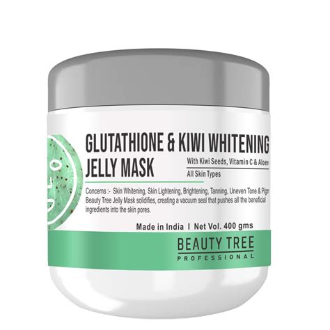 Buy BEAUTY TREE Glutathione & Kiwi Jelly Mask for face 400 GMS Online ...