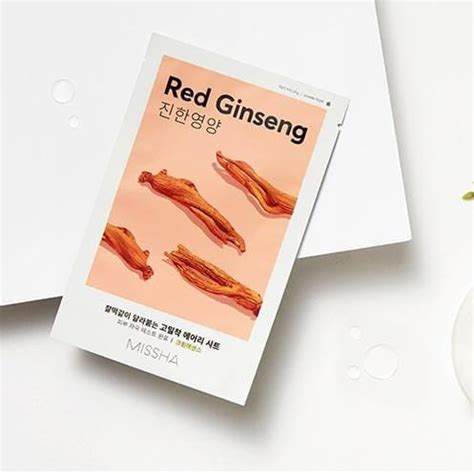 MISSHA AIRY FIT SHEET MASK [RED GINSENG] – Jenna's Korea