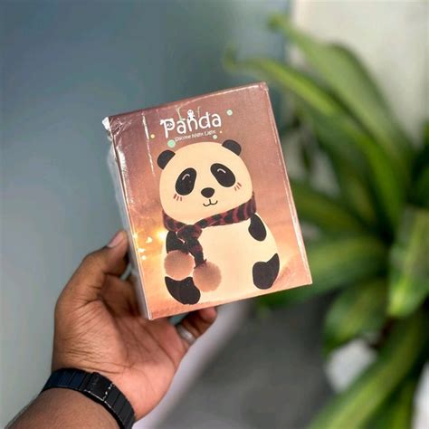 Cute Panda Silicon USB Rechargeable Night Light Lamp Night Lamp (8.5 cm ...