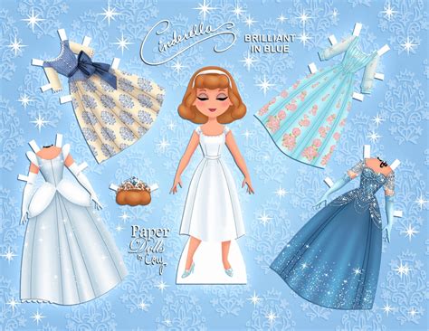 Image result for Cinderella Paper Doll Tutorial