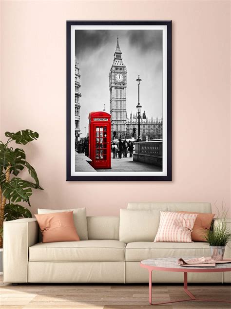 999STORE Fiber framed wall painting big scenery with frames size ...