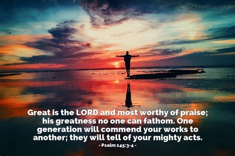 Psalm 145:3-4 — Verse of the Day for 04/20/2023