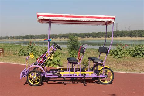Pedal 4 Four Pepole Ride 20 Inch Wheel Surrey Bicycle - China Tandem ...