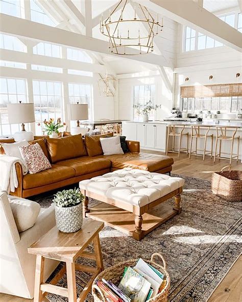 Modern Farmhouse Living Room, Farmhouse Interior, Farm House Living ...