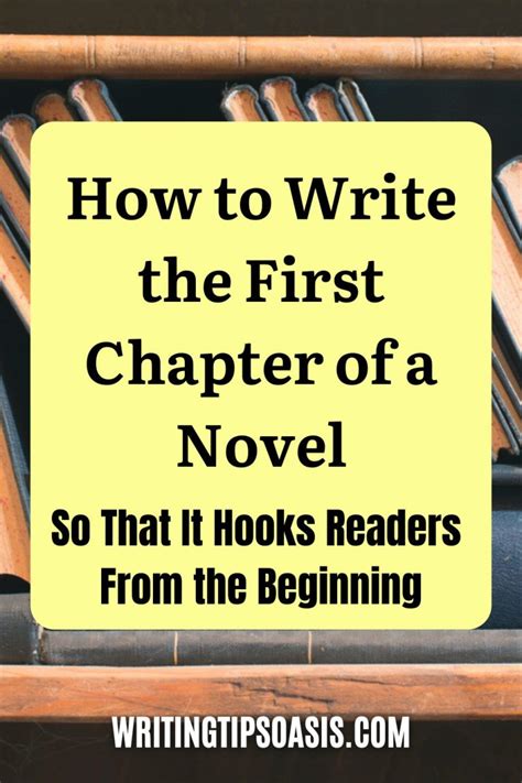 Image result for How to Write a Good First Chapter