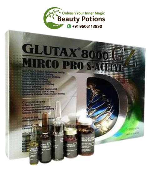 Buy Glutax 8000gz Injections - Beauty Potions