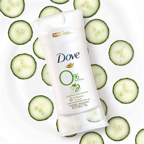 Dove Beauty 0% Aluminum Cucumber & Green Tea Deodorant Stick - 2.6oz ...