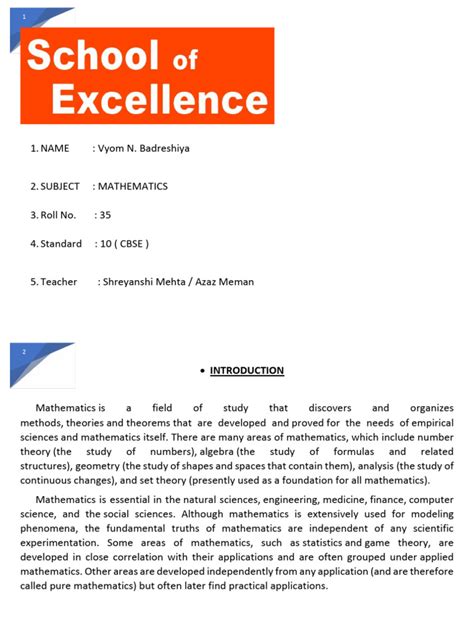 Image result for Class 9th Maths Portfolio